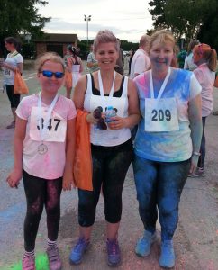 Team Optima featuring Caitlin, Jo and Rea. The team who raised funds for Beaumond House is pictured, featuring Caitlin, Jo and Rea.